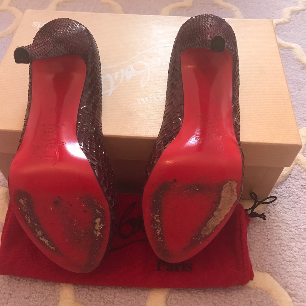 Christian Louboutin Python Very Prive 6.5 - image 4